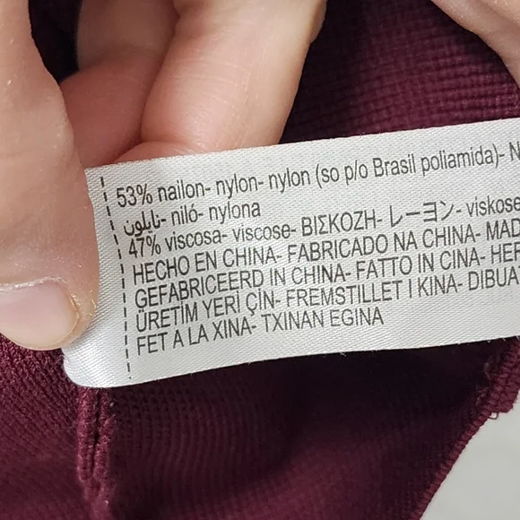 Zara Deep Red Square Neck Tank Top - Picture 8 of 8